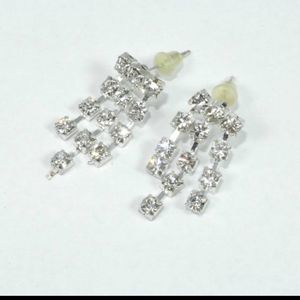 Women's Crystal bridal Earrings NEW